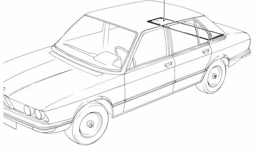 Bandeja de almacenamiento OEM 51461865657 para BMW Serie 3 E30. Original BMW.
