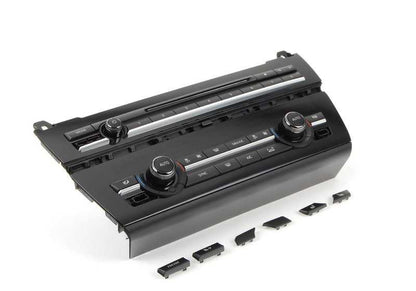 Kit reparación panel control radio y aire acondicionado OEM 61319328427 para BMW F10 (518d, 520d) modelos entre 2013 y 2016. Compatible con versiones manual y automático. Original BMW.