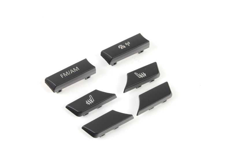 Kit reparación panel control radio y aire acondicionado OEM 61319328427 para BMW F10 (518d, 520d) modelos entre 2013 y 2016. Compatible con versiones manual y automático. Original BMW.