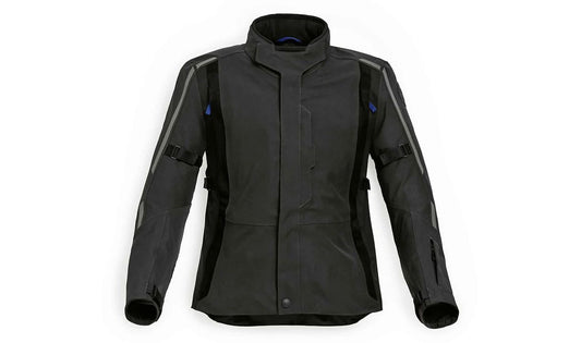 Chaqueta impermeable de moto PaceGuard Tour OEM 76117922868 para BMW Motorrad F750GS, F850GS, R1200GS, R1250GS, F900XR, S1000XR, K1600GT y más. Original BMW Motorrad.