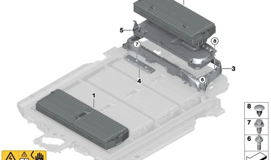 Protector izquierdo OEM 61278838194 para BMW X1 U11, X2 U10 y MINI U25. Original BMW y MINI.