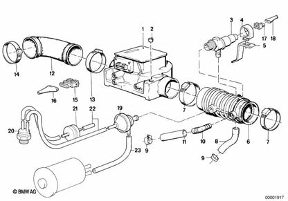Fuelle para BMW E28, E24, E23 (OEM 13541707080). Original BMW.