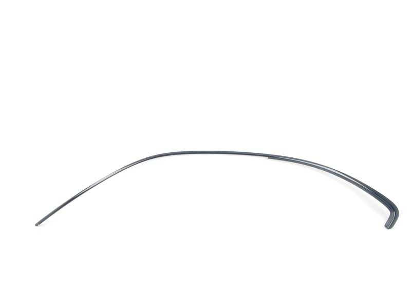 Moldura lateral marco puerta izquierda OEM 51717890451 para BMW E46 (316Ci, 318Ci) en versiones con motor M43 y N42. Color negro brillante. Original BMW.