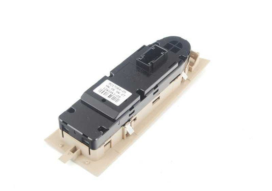 Interruptor alzacristal lado conductor beige OEM 61319217364 para BMW Serie 3 E90, E91, E92, E93. Original BMW.