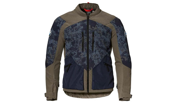 Chaqueta de moto GS Rallye AIR OEM 76117913284 para BMW Motorrad {todos los modelos de moto compatibles}. Ideal para verano, ventilada y resistente. Con protecciones NP3. Original BMW Motorrad.
