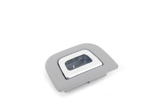 Anilla de sujeción maletero OEM 51478218109 para BMW E39, E53. Pieza original BMW. Ideal para fijar cargas en el maletero. Acabado en gris/cromado.