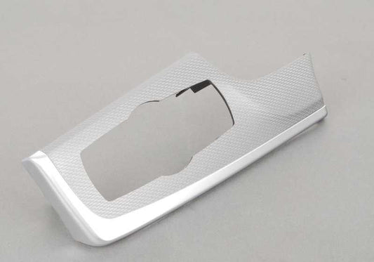 Embellecedor salpicadero aluminio Hexagon OEM 51458050167 para BMW F10, F11. Original BMW.