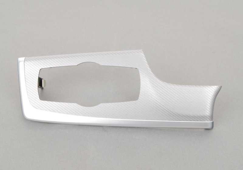 Embellecedor salpicadero aluminio Hexagon OEM 51458050167 para BMW F10, F11. Original BMW.
