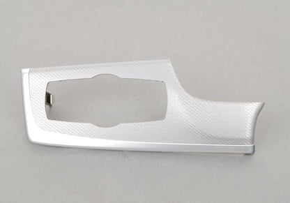 Embellecedor salpicadero aluminio Hexagon OEM 51458050167 para BMW F10, F11. Original BMW.