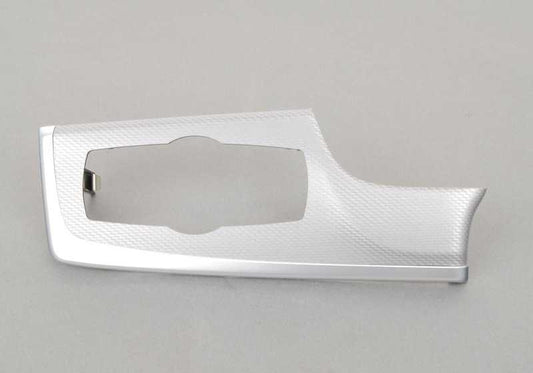 Embellecedor salpicadero aluminio Hexagon OEM 51458050167 para BMW F10, F11. Original BMW.