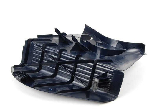 Panel lateral izquierdo azul marino OEM 51438208323 para BMW E39 {520d, 520i} (1996–2003). Pieza original BMW. Ideal para sustituir revestimiento lateral delantero del conductor.