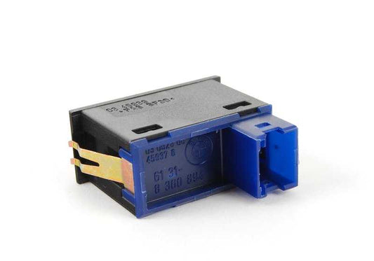 Interruptor para persiana parasol trasera OEM 61318360894 para BMW E38. Recambio original BMW.