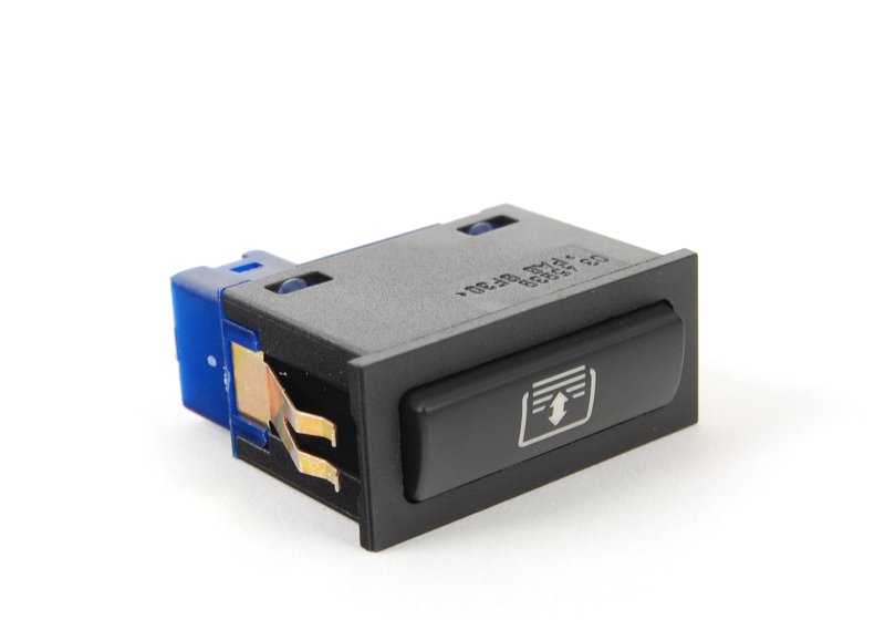 Interruptor para persiana parasol trasera OEM 61318360894 para BMW E38. Recambio original BMW.
