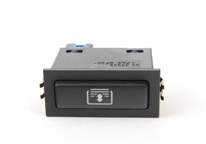 Interruptor para persiana parasol trasera OEM 61318360894 para BMW E38. Recambio original BMW.