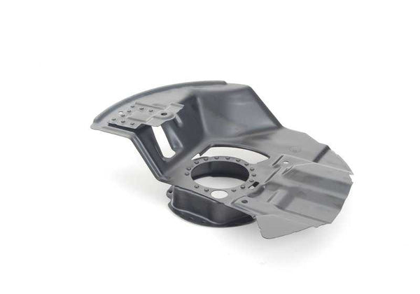 Chapa protectora freno delantera izquierda OEM 34116750129 para BMW Serie 3 E46, Z4 E85. Original BMW.