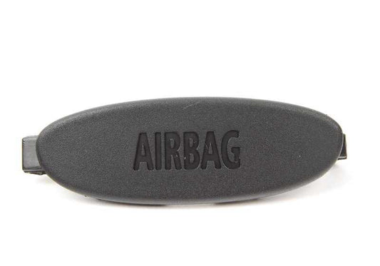 Tapa embellecedora "Airbag" pilar C izquierdo OEM 51432753023 para MINI R56 (Cooper N12/N16/W16). Pieza original MINI. Ideal para sustituir la cubierta del airbag lateral interior. Color negro (Carbon Black).