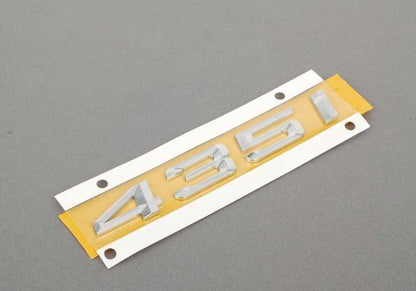 Emblema trasero "BMW" OEM 51147356336 para BMW Serie 4 (F32, F33, F36). Original BMW.