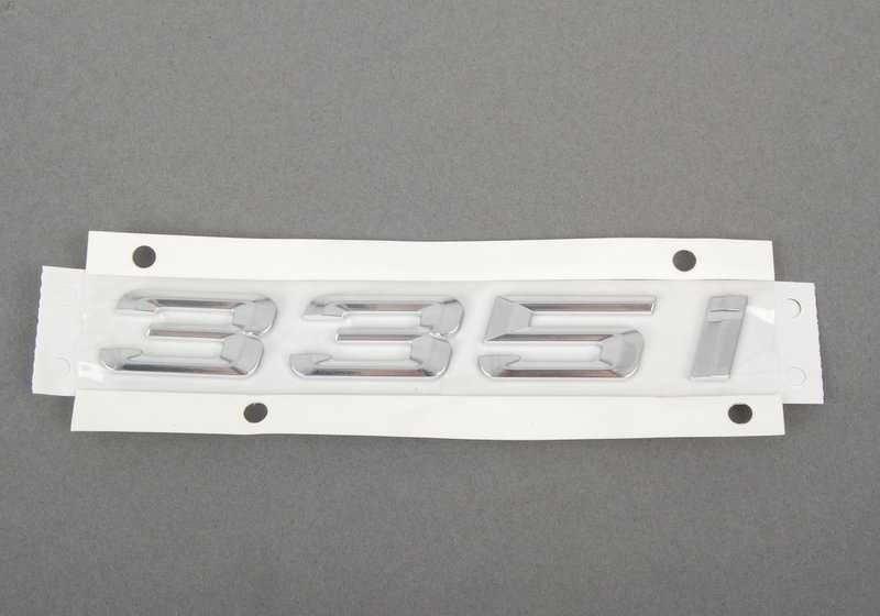 Emblema "xDrive" OEM 51147289894 para BMW F30, F31, F32, F33, F34, F36. Original BMW.