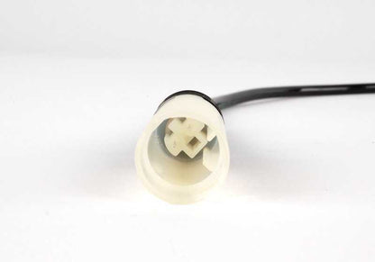 Sensor de desgaste de pastillas de freno delantero izquierdo OEM 34356789492 para BMW E60, E61, E63, E64. Original BMW.