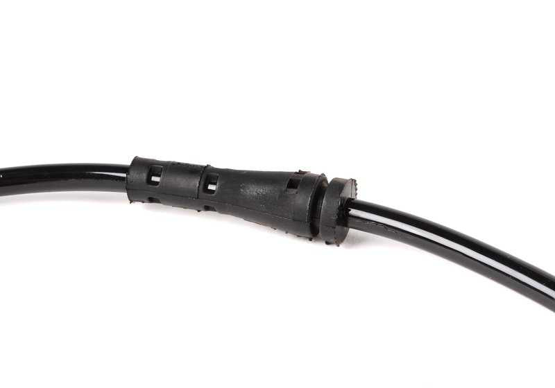 Sensor de desgaste de pastillas de freno delantero izquierdo OEM 34356789492 para BMW E60, E61, E63, E64. Original BMW.
