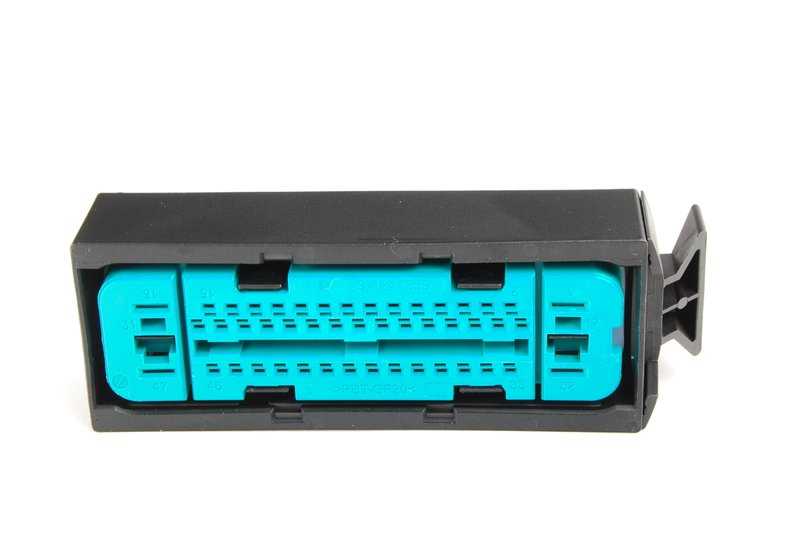 Conector eléctrico de 47 pines OEM 61136954574 para BMW {E81, E82, E87, E87N, E88, E46, E90, E90N, E91, E91N, E92, E92N, E93, E93N, E60, E60N, E61N, E63, E63N, E64, E64N, E70, E70N, E71, E72, E85, E86} y MINI {R50, R52, R53}. Original BMW y MINI.