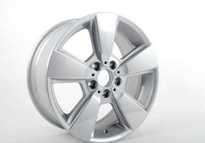 Llantas de aleación diseño estrella 143 de 18" OEM 36113411524 para BMW X3 E83, E83N. Color plata. Apta para eje delantero y trasero. Original BMW.