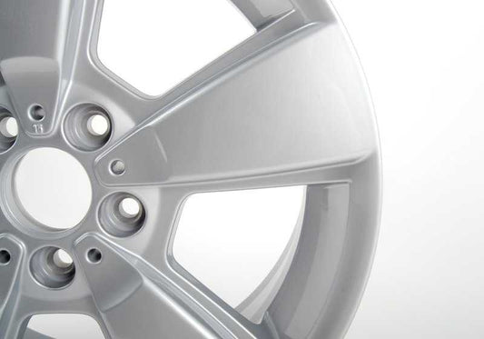 Llantas de aleación diseño estrella 143 de 18" OEM 36113411524 para BMW X3 E83, E83N. Color plata. Apta para eje delantero y trasero. Original BMW.
