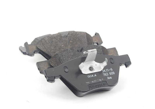 Juego de pastillas de freno OEM 34116763617 para BMW E60, E61. Original BMW.