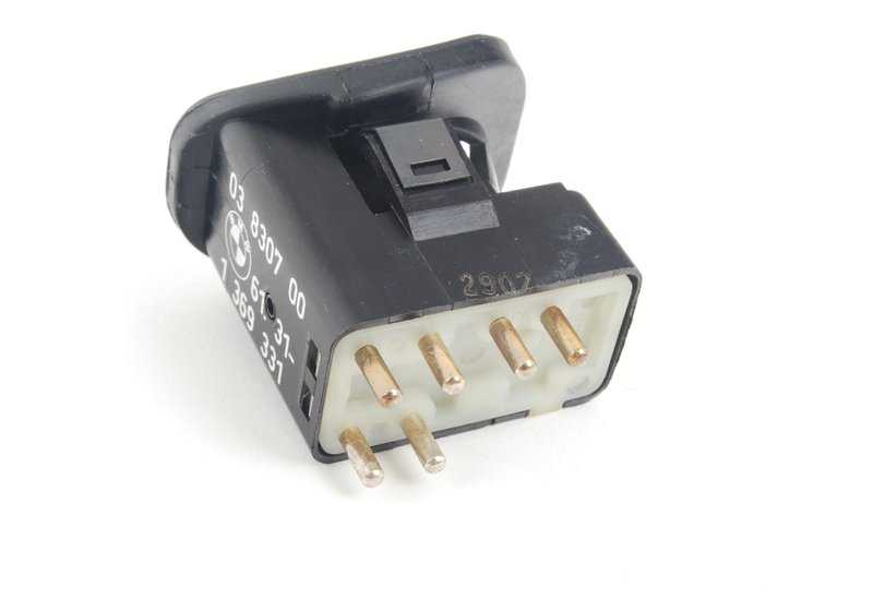 Mirrors adjustment switch with OEM switch 61311378847 for BMW E30, E36, E34, E24, E23, E32. Original BMW.