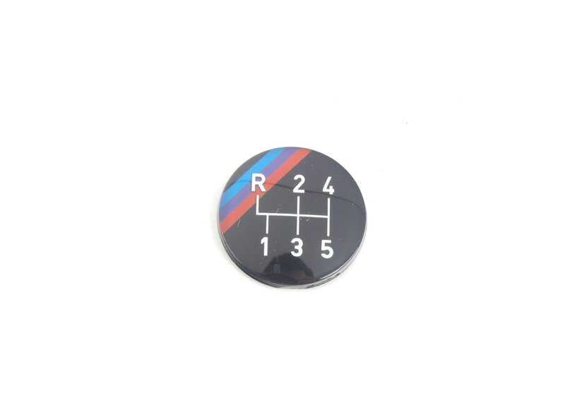 Sticker emblem for BMW 3 Series E21, E30, 5 Series E28, 6 Series E24, 7 Series E23 (OEM 25111220955). Genuine BMW