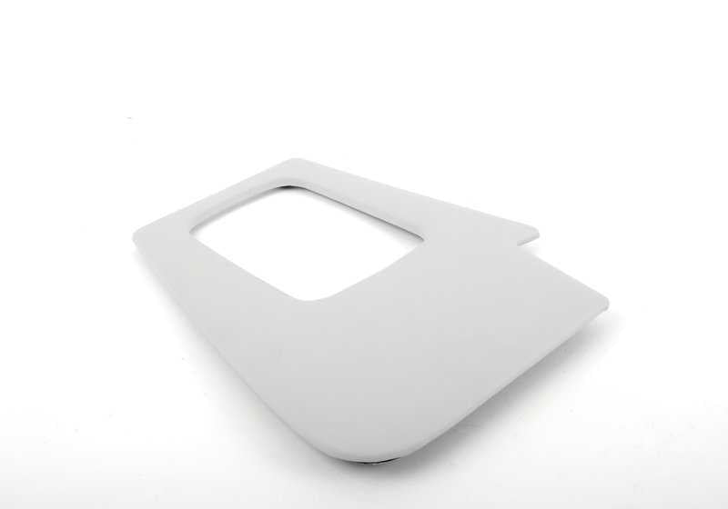Compartimento de almacenamiento inferior OEM 51168138490 para BMW E34, E32. Color gris plata claro. Original BMW.