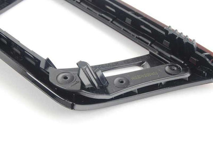 Blende I-Tafel glossy black for BMW 3 Series F30, F31, F34, 4 Series F32, F33, F36 (OEM 51459231456). Genuine BMW