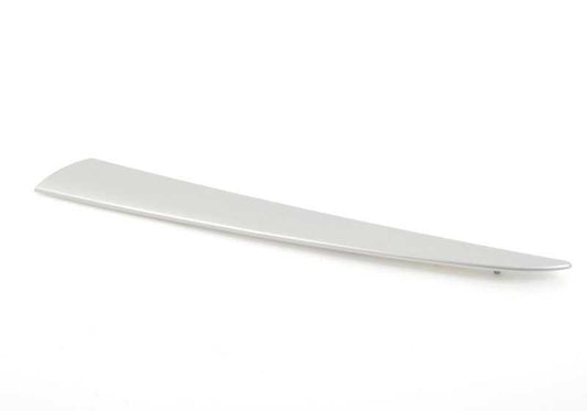 Moldura decorativa puerta trasera izquierda OEM 51428261753 para BMW X5 E53 (modelos 3.0d, 3.0i) 2001–2006. Acabado titan. Original BMW.