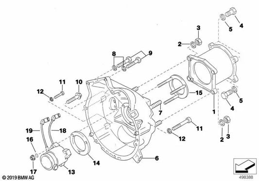 Válvula de embrague OEM 21522206906 para BMW E36 318iS Class 2. Original BMW.