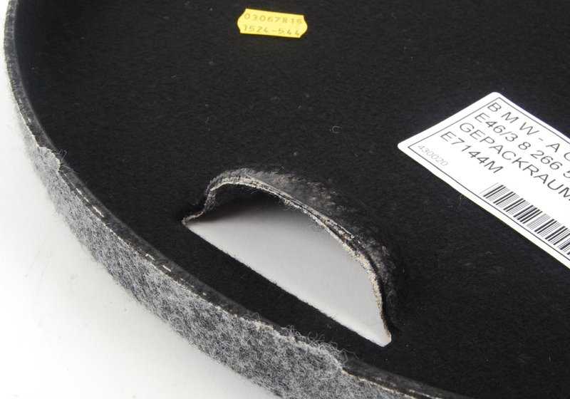 Tapa de revestimiento maletero OEM 51478266523 para BMW Serie 3 E46 (316i, 318d) sedán y touring. Original BMW.