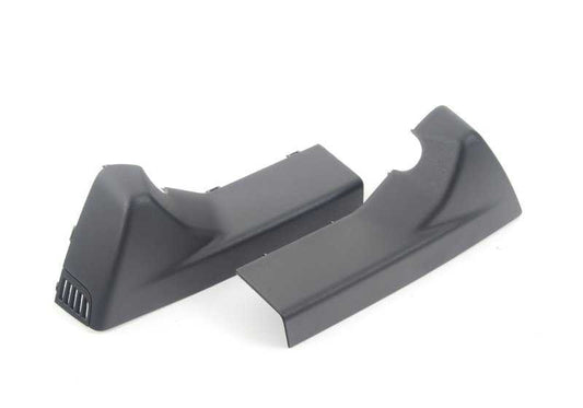 Mirror base cover set for BMW F20, F21, F52, F22, F23, F45, F87, F30, F31, F34, F35, F80, F32, F33, F36, F82, F83, F07, F10, F11, F18, F06, F12, F13, F F49, F39, F25, F26, F15, F85, F16, F86 (OEM 51169275005). Original BMW.