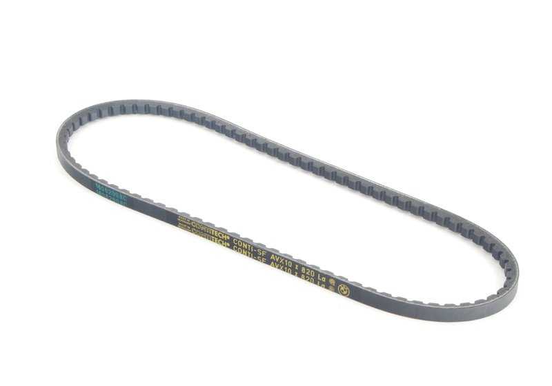 OM trapezoidal Correa 32421717011 para BMW E34 520i e 525i com motor M20. Compatível com mudanças manuais e automáticas. BMW original.