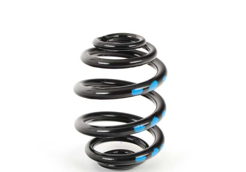 Muelle trasero tipo barril OEM 33532282632 para BMW E46. Pieza de suspensión trasera original BMW, ideal para mantener la estabilidad y confort del vehículo. Compatible solo con BMW E46. Original BMW.