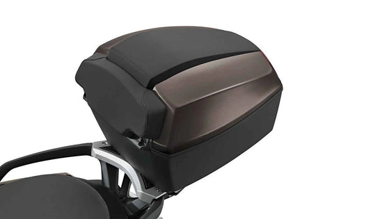 Cojín trasero Top Case OEM 77448527002 para BMW Motorrad C evolution, C 600 Sport, C 650 Sport, C 650 GT. Original BMW Motorrad.