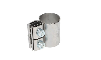 Conector de escape (abrazadera tubo) Ø50 mm OEM 18307560777 para BMW F45, F46, F48, E30, E36, E46, E28, E39, E60, E61, E24, E38, E65, E66, U06, U11, E83, F25, E53, Z3, E85, E86 y MINI F55, F56, F57, F54, F60, R50, R52, R60, R61. Original BMW y MINI.