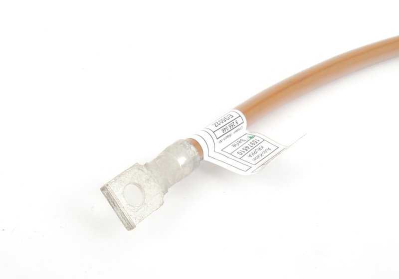 Cable de batería negativo OEM 61129255046 para BMW E82 118d, 120d, 120i. Compatible con modelos con motor N47 y N43. Original BMW.