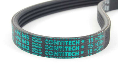 Correa Poli V OEM 64557809801 per BMW E60, E61, E83, E70, E71. Compatibile con motori e varianti diesel M57. BMW originale.