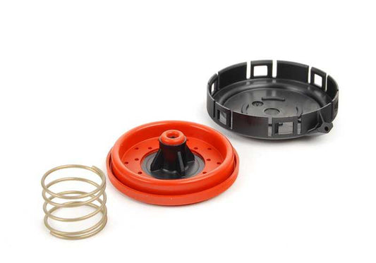 Kit reparación válvula regulación presión OEM 11127547058 para BMW E60, E61, E63, E64, E65, E66, E53, E70. Compatible con motores N62 y variantes. Repuesto original BMW.