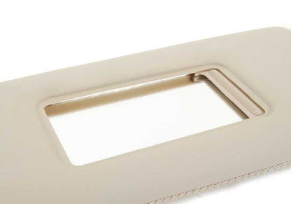 Visera solar con cubridor de espejo izquierda para BMW E31 (OEM 51168198025). Original BMW