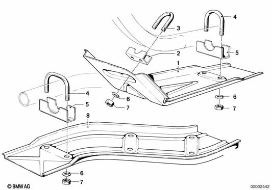 Cabide para BMW Série 3 E21 (OEM 18211245834). BMW originais.