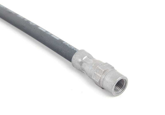 Latiguillo de freno trasero OEM 34321159878 para BMW E21, E30, E36, E12, E28, E34, E24, E23, E32. Longitud 222mm. Original BMW.