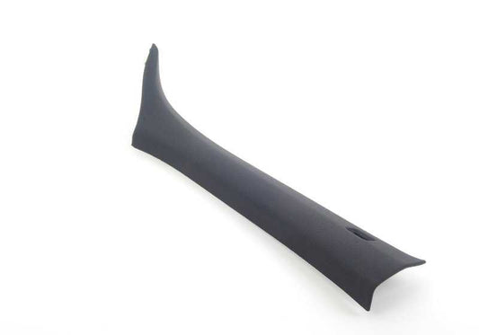 Embellecedor derecho del pilar A OEM 51437897588 para BMW E60 y E61. Color antracita. Pieza original BMW.