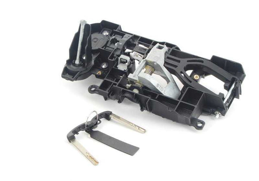 Left hand lock and key holder for BMW F10, F11, F18 (OEM 51217265083). Original BMW.