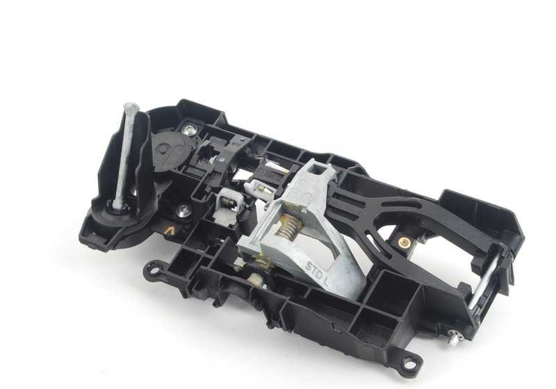 Left hand lock and key holder for BMW F10, F11, F18 (OEM 51217265083). Original BMW.