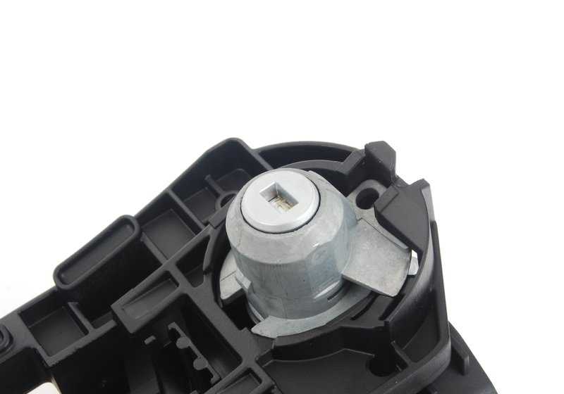 Left hand lock and key holder for BMW F10, F11, F18 (OEM 51217265083). Original BMW.